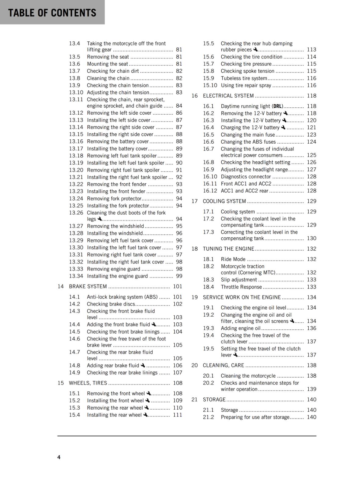 KTM 2021 OWNERS MANUAL - 790 ADVENTURE R
