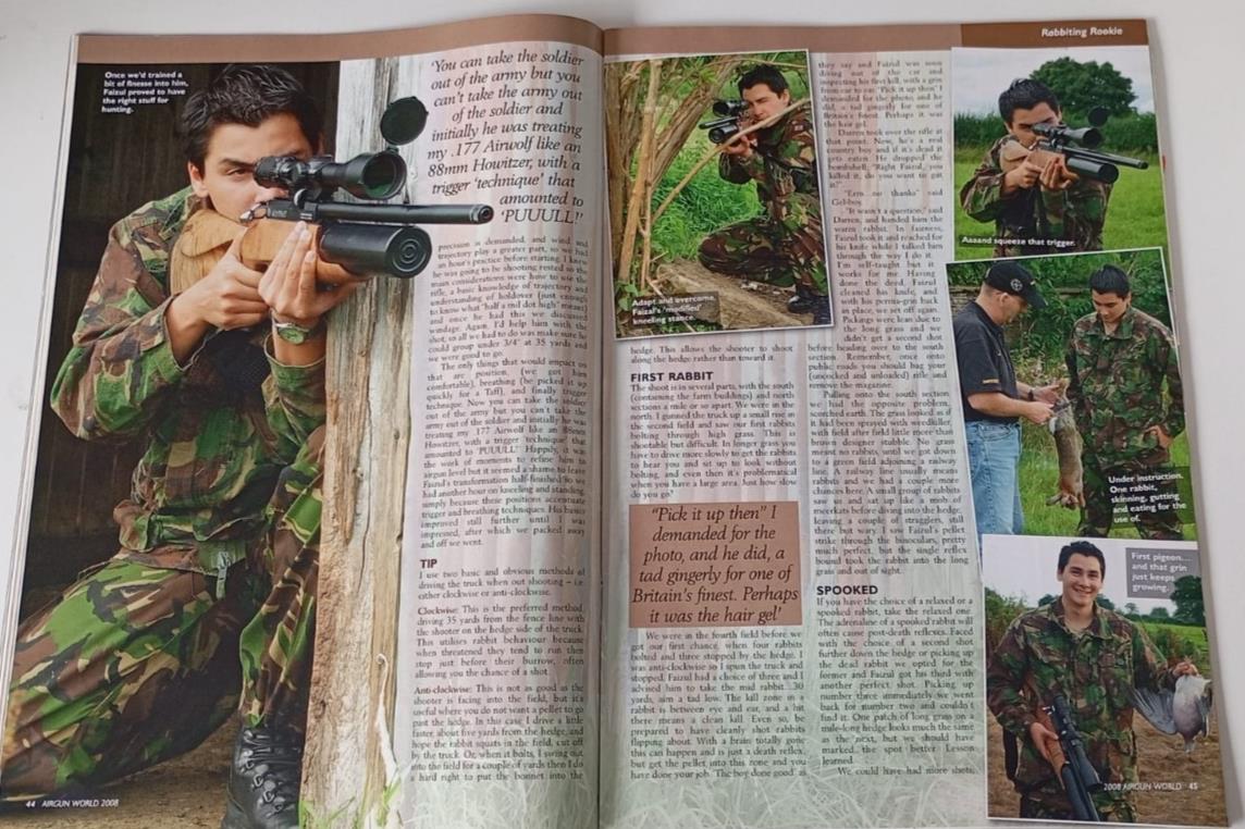 AIR GUN WORLD - OCTOBER 2008 - EXCELLENT CONDITION