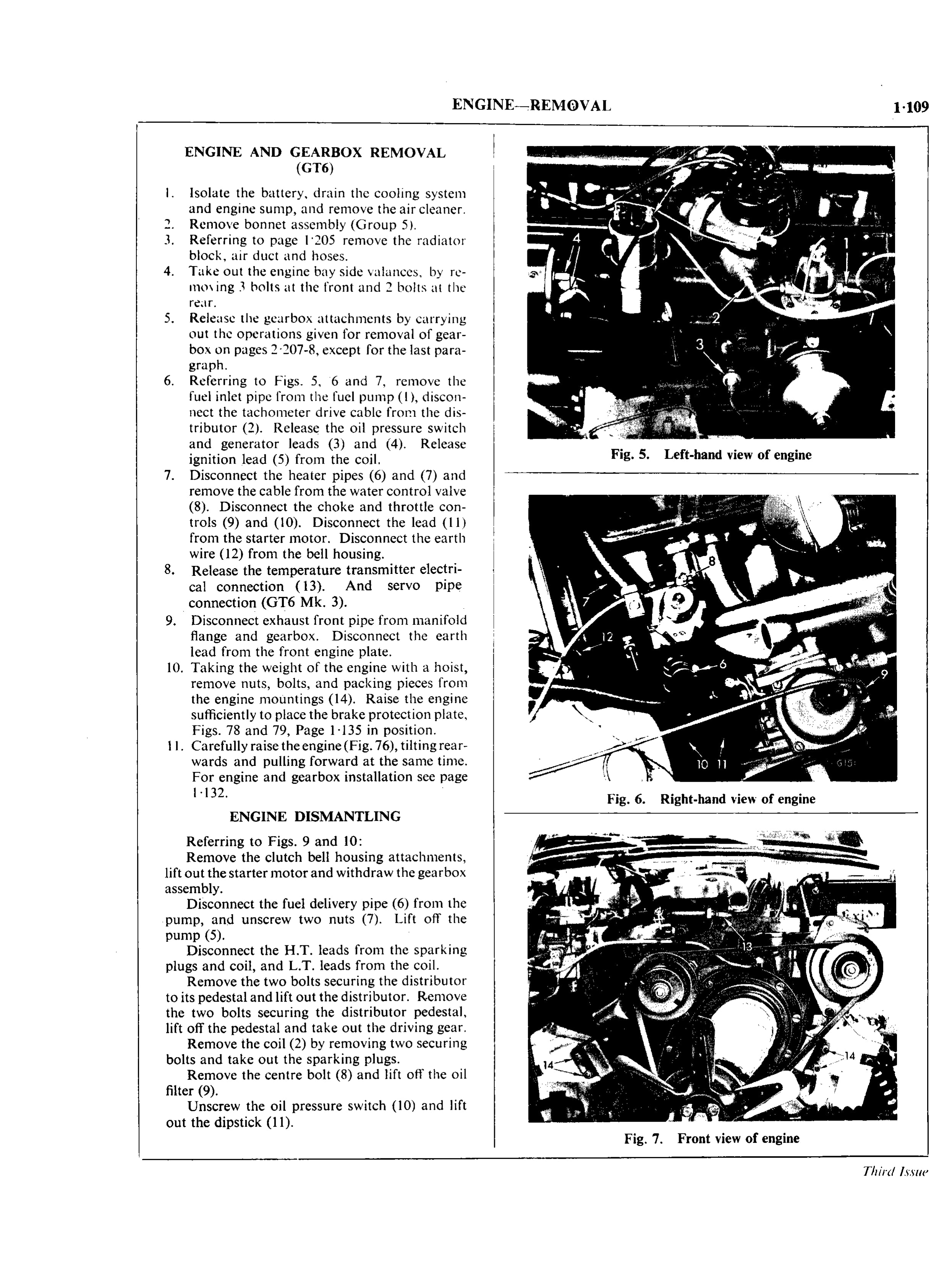 TRIUMPH GT6 MK 1 - 3 PLUS & VITESSE 2 LTR / MK 2 SERVICE WORKSHOP MANUAL REPRINT