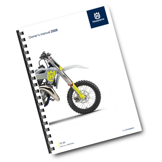 HUSQVARNA 2026 - TC 65 - OWNERS MANUAL