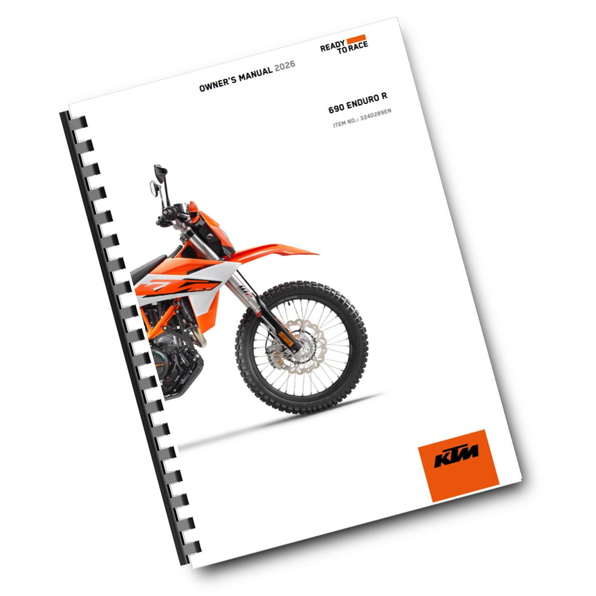 KTM 2026 - 690 ENDURO R - OWNERS MANUAL USER GUIDE