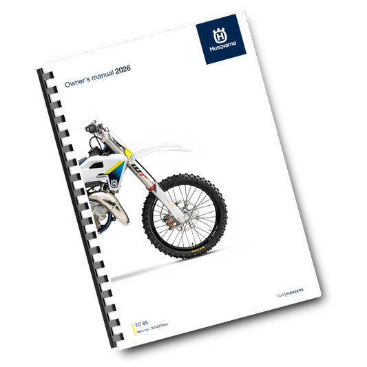 HUSQVARNA 2026 - TC 85 19/16 17/14 - OWNERS MANUAL