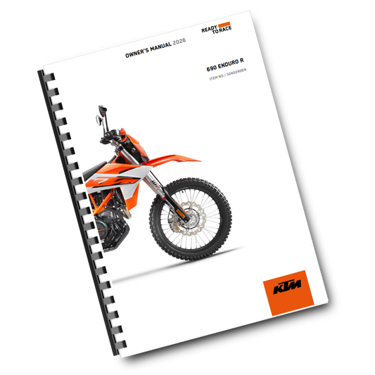 KTM 2026 - 690 ENDURO R US - OWNERS MANUAL USER GUIDE