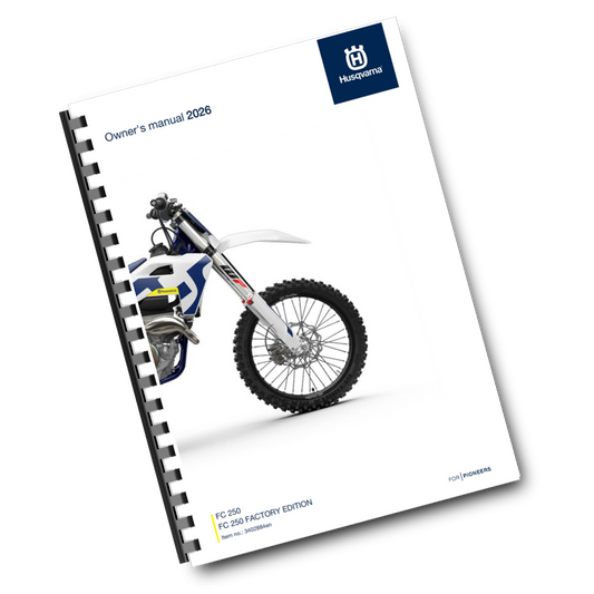 HUSQVARNA 2026 - FC 250 FACTORY EDITION - OWNERS MANUAL