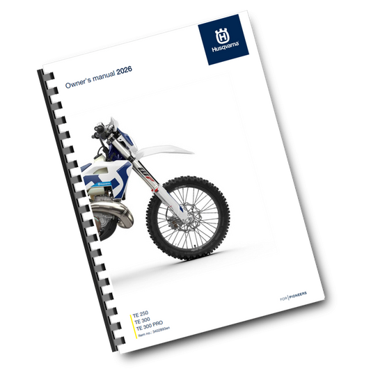 HUSQVARNA 2026 - TE 250 300 PRO - OWNERS MANUAL