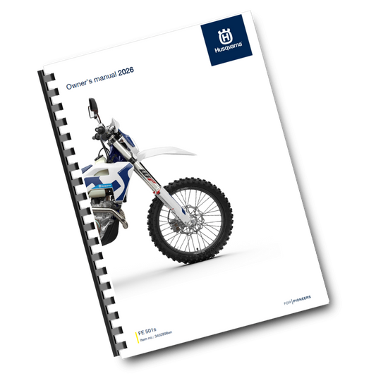 HUSQVARNA 2026 - FE 501s US - OWNERS MANUAL