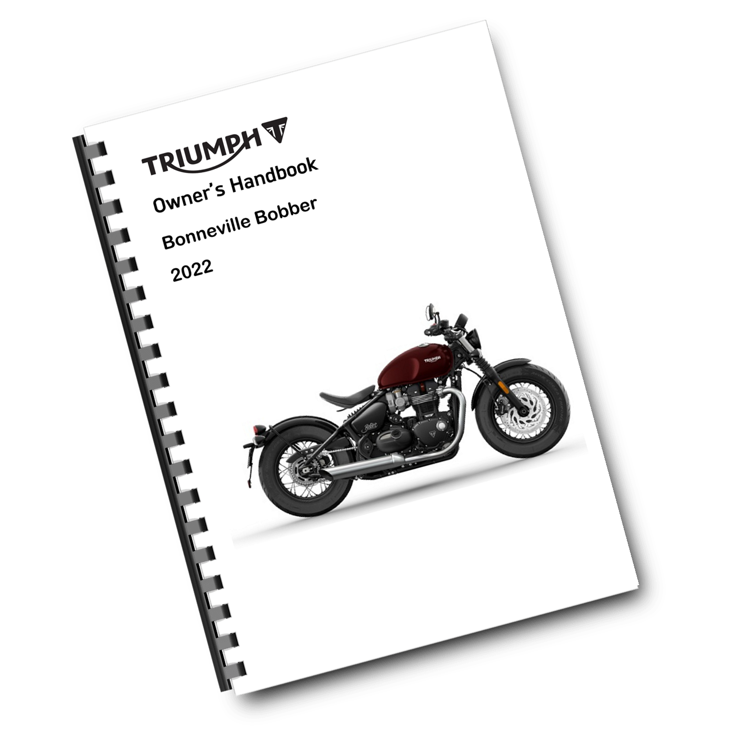 2022 TRIUMPH OWNERS HANDBOOK - BONNEVILLE BOBBER US EDITION