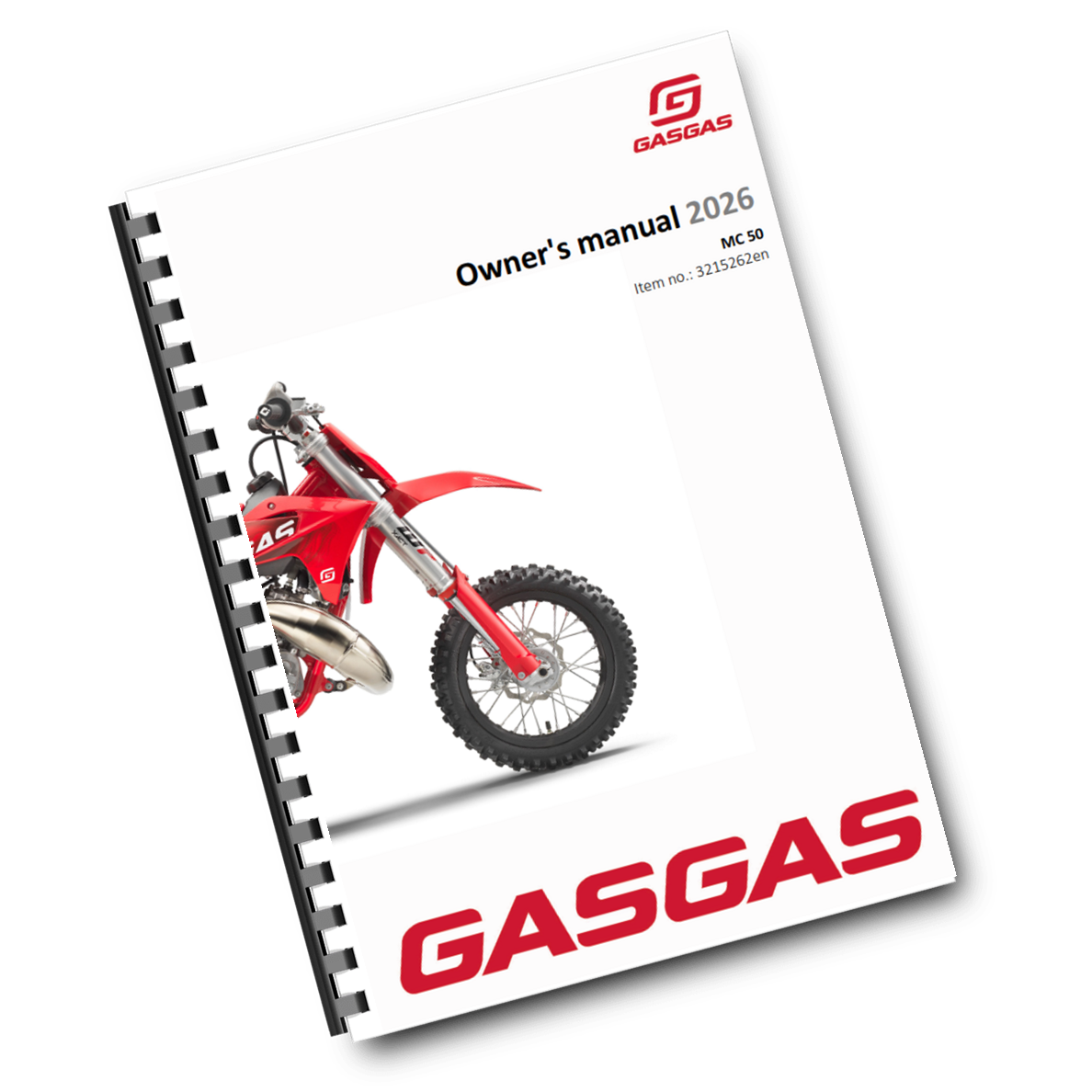 GASGAS 2026 OWNERS MANUAL - MC 50