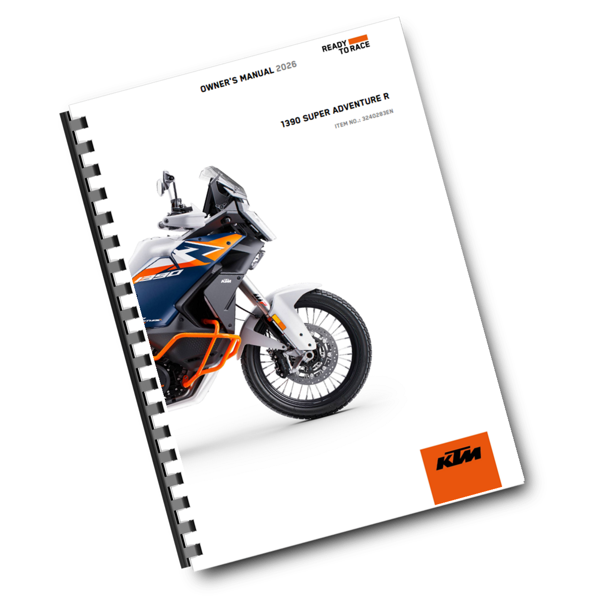 KTM 2026 - 1390 SUPER ADVENTURE R - OWNERS MANUAL USER GUIDE