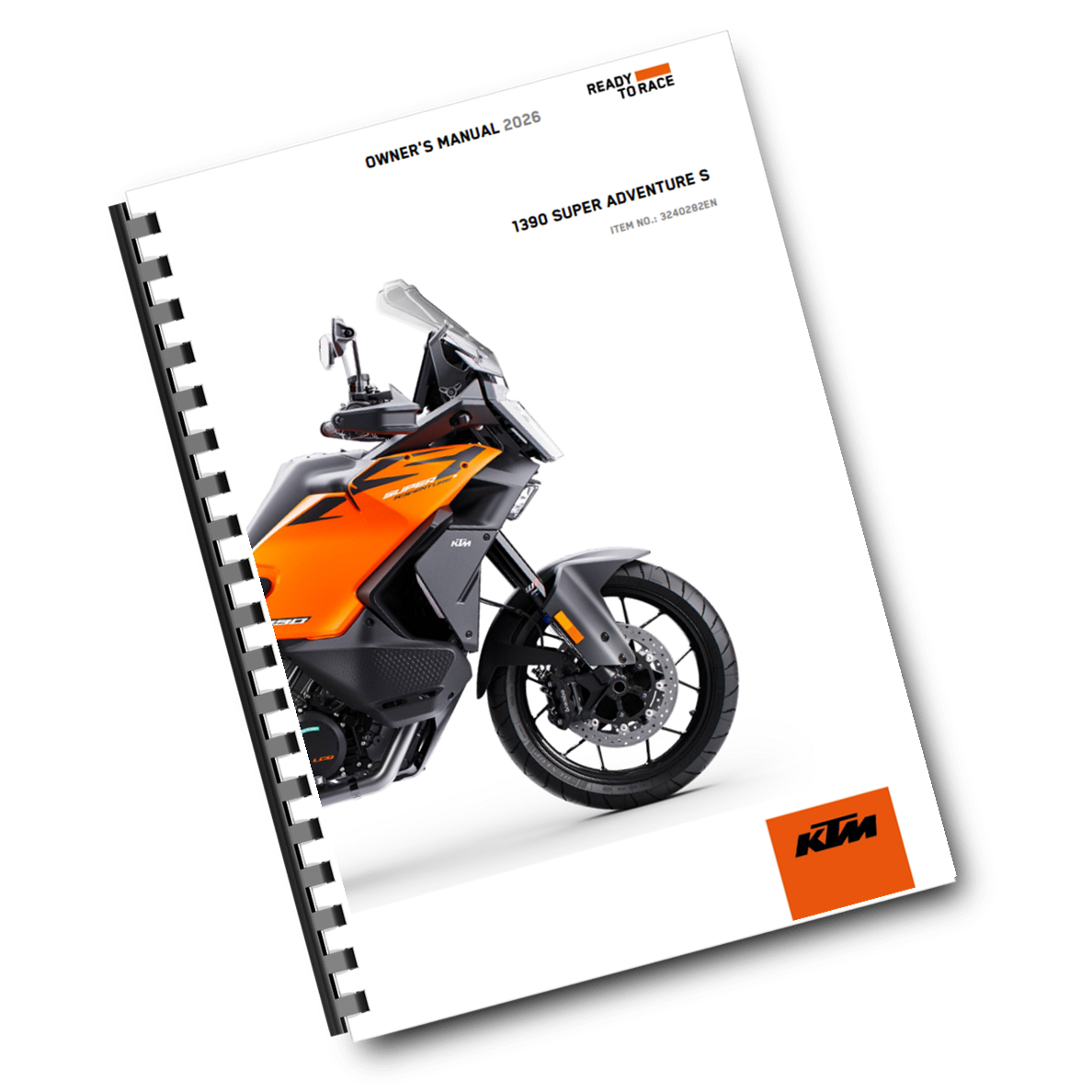 KTM 2026 - 1390 SUPER ADVENTURE S - OWNERS MANUAL USER GUIDE