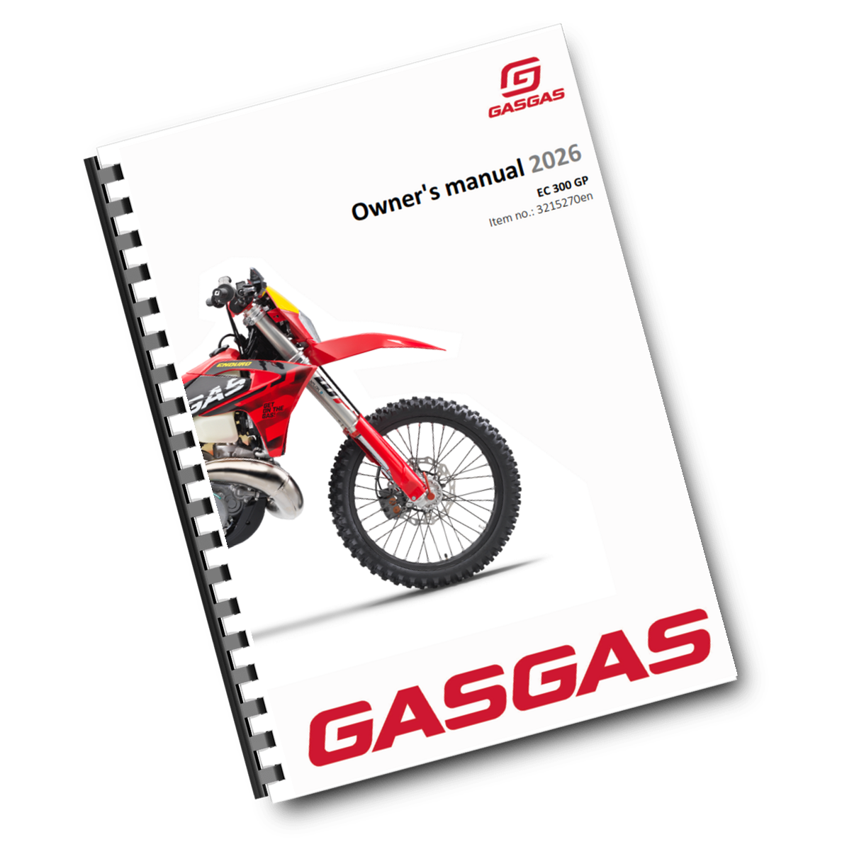 GASGAS 2026 OWNERS MANUAL - EC 300 GP