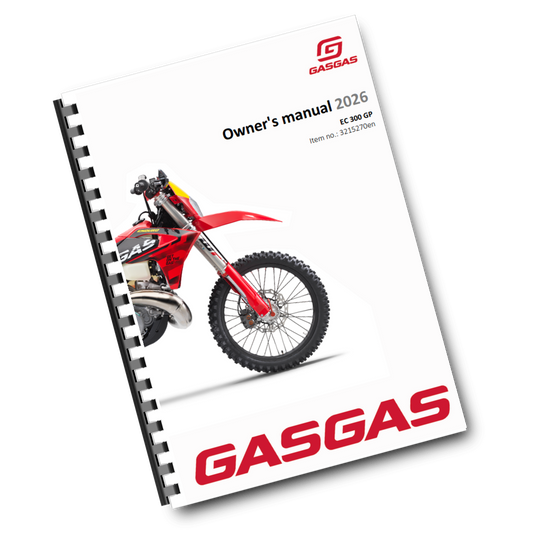 GASGAS 2026 OWNERS MANUAL - EC 300 GP
