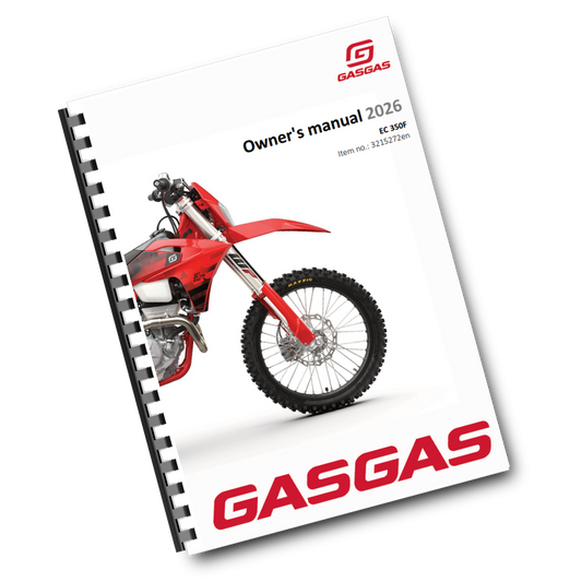 GASGAS 2026 OWNERS MANUAL - EC 350F