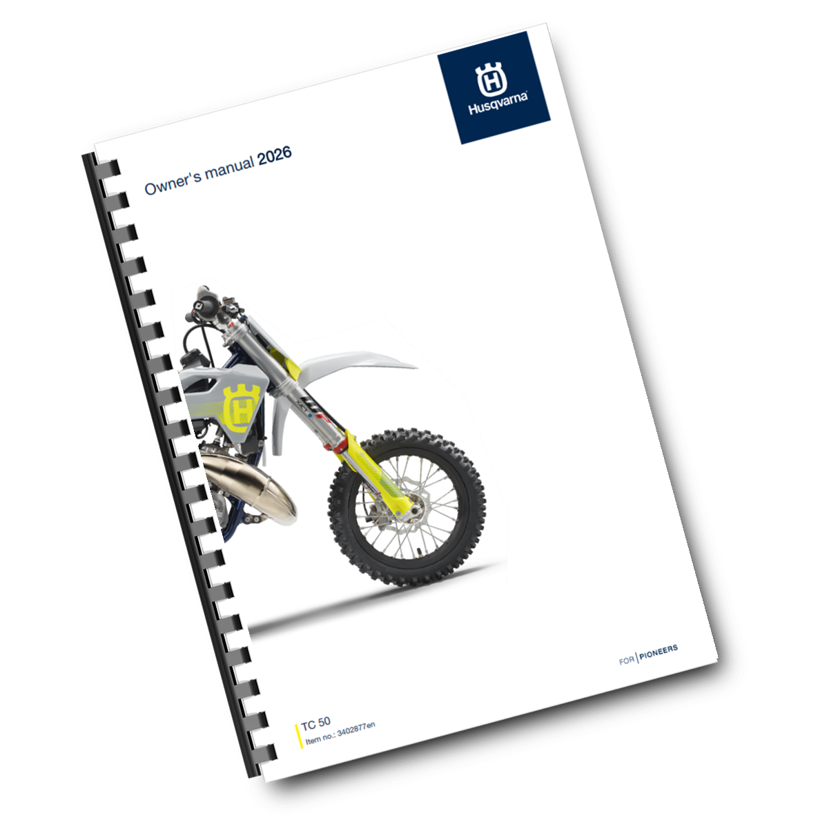 HUSQVARNA 2026 - TC 50 - OWNERS MANUAL
